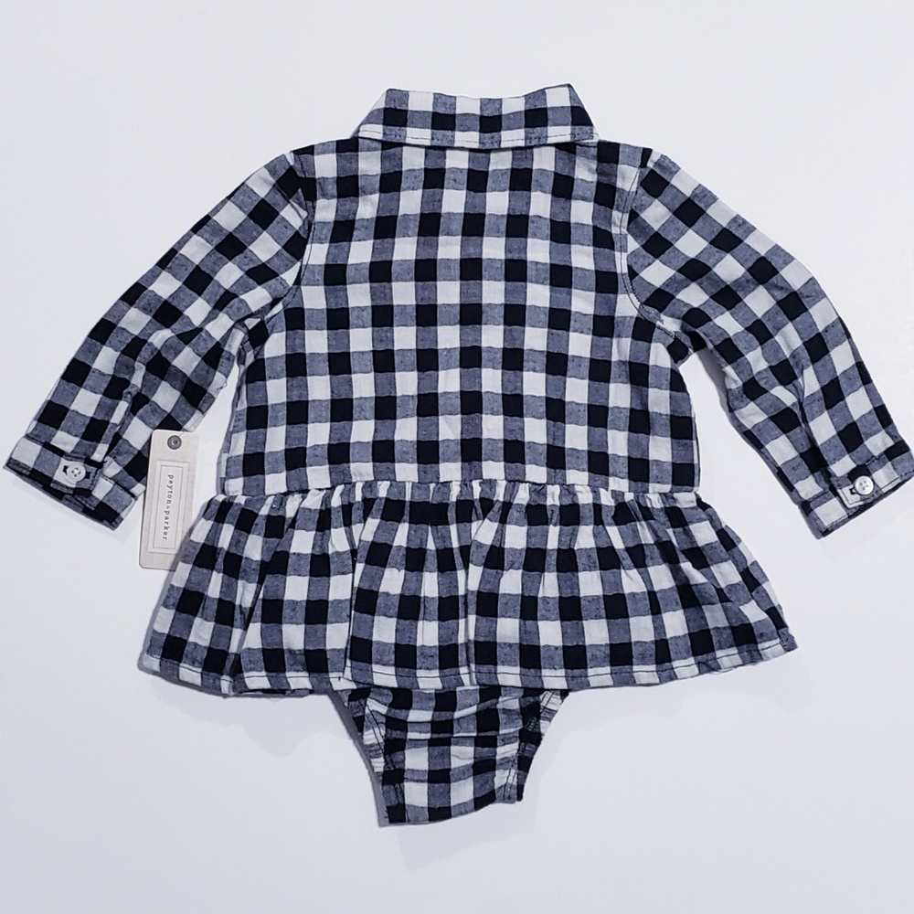 3/$20 🆕️ Baby Girl Plaid Shirt Size 3-6 months - Picture 2 of 4